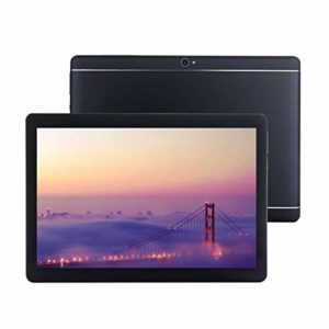Android 8.1 Tablet 10 Zoll mit SIM-Kartensteckplätzen 4 GB RAM 64 GB ROM Quad Core 3G freigeschaltetes GSM-Telefon Tablet-PC Eingebauter WiFi Bluetooth GPS (Schwarz)
