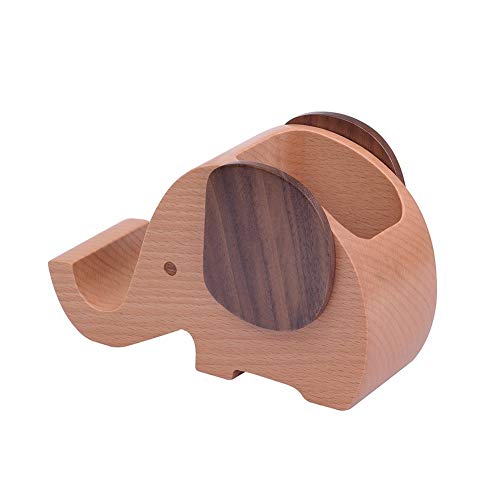 Dasing H?Lzerner Elefant Handy Halter/St?Nder mit Stift- und Bleistift Halter Schreibtisch Dekoration Multifunktions Zubeh?R Schreibwaren Organizer Geschenk