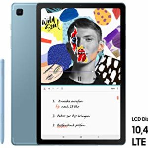 Samsung Galaxy Tab S6 Lite, Tablet inklusive S Pen, 64 GB interner Speicher, 4 GB RAM, Android, LTE, Angora blue
