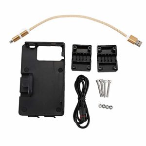 TANOU Handy USB Navigations Halterung, Motorrad USB Lade Halterung für R1200Gs F800Gs ADV F700Gs R1250Gs Crf 1000L F850Gs F750Gs Motorrad Zubeh？R