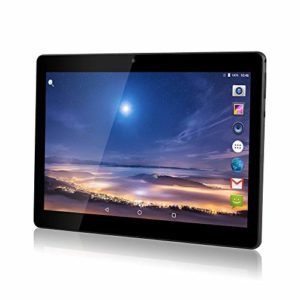 Android 9.0 Tablet 10 Zoll Dual-SIM, 4GB RAM 64GB Speicher Octa Core CPU, 1920 * 1200 Full HD IPS Touchscreen,Dual Kamera 3MP und 8MP, WiFi/WLAN/Bluetooth/GPS TYD-108(Schwarz)