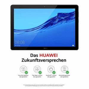 Huawei MediaPad T5 WiFi Tablet-PC 25,6 cm (10,1 Zoll), Full HD, Kirin 659, 3 GB RAM, 32 GB interner Speicher, Android 8.0, EMUI 8.0, schwarz