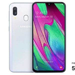 Samsung Galaxy A40 Smartphone (15.0cm (5.9 Zoll) 64GB interner Speicher, 4GB RAM, Dual SIM, White) - Deutsche Version