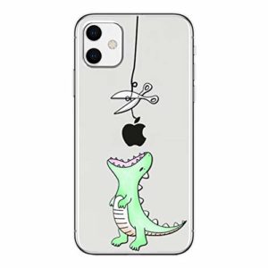 LPZOOOM Liquid Crystal Kompatibel mit iPhone 11 Hülle, Ultra Transparent Weiche Dünn TPU Silikon Stoßfest Kratzfest Mode Chic Musterdesign Handyhülle für iPhone 11 Slim Case Cover- Crystal Clear