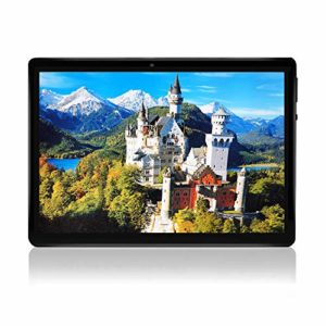 10 Zoll Android 9.0 Tablet entsperrt Pad mit Dual SIM Kartensteckplatz TAOERA 10,1"IPS Bildschirm 4GB RAM 64GB ROM 3G Phablet Integriertes Bluetooth WiFi GPS Tablets (Metallisches Schwarz)