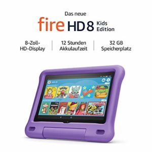 Fire HD 8 Kids-Tablet | Ab dem Vorschulalter | 8-Zoll-HD-Display, 32 GB, violette kindgerechte Hülle (2020)